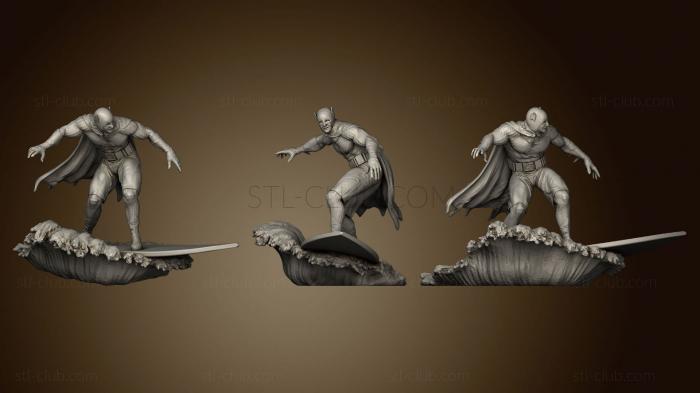 3D model surfing batman (STL)