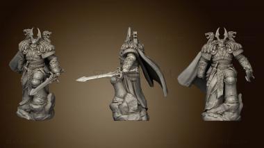 3D model Swordsman The Dragon knight (STL)