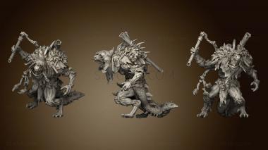 3D model The Sekhaton Tribe Lizardmen Scout Pose 3 (STL)