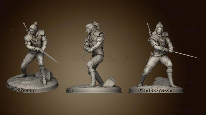 3D model The Witcher (2) (STL)