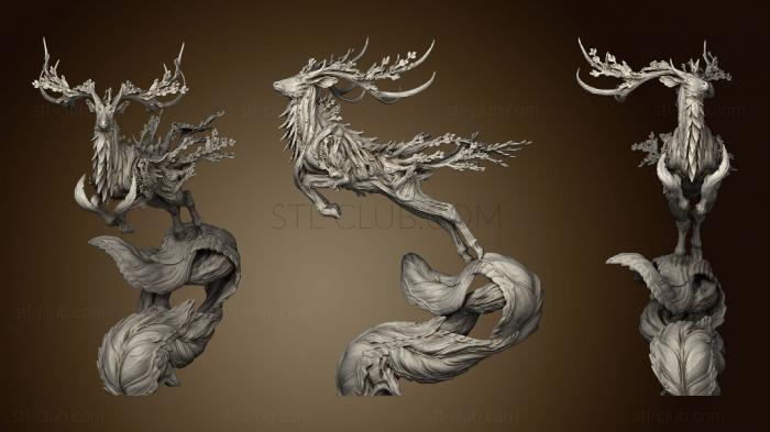 3D model Thicket Stag 40 Pose 01 41 (STL)