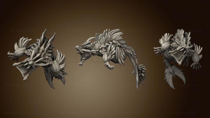 3D model Thunder Serpent Narwa Monster Hunter Rise (STL)