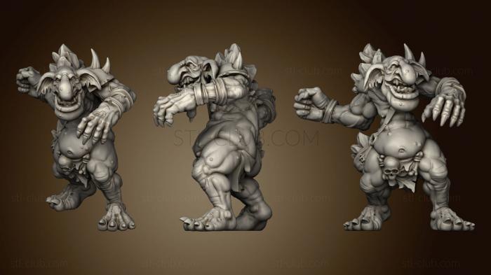 3D model underworld troll merged no goblin (STL)