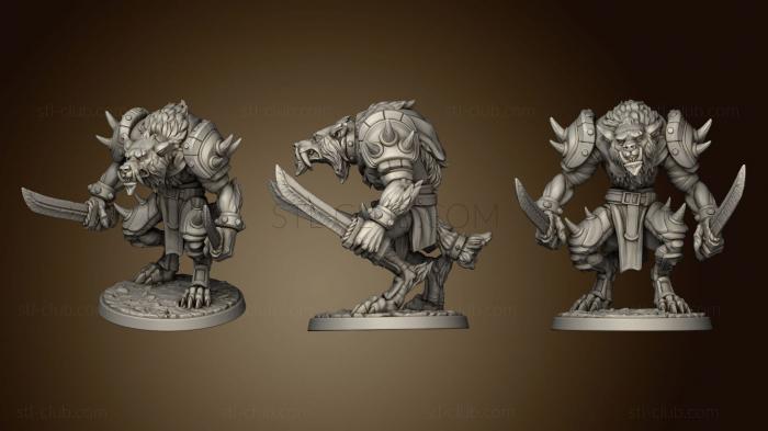 3D model White Werewolf Tavern Olcan The Wise (STL)