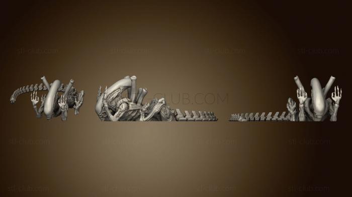 3D model Xenomorph Articulated (STL)