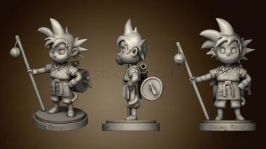 3D model Young Goku (STL)