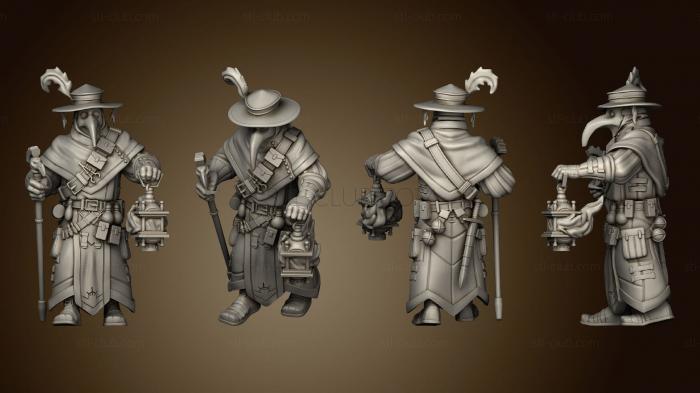 3D model Age of Fantasy Duchies Vinci Alchemist (STL)