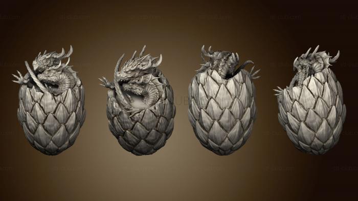 Baby Dragon Egg Unzipped