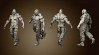 3D model batman vs bane dioarma finished (STL)