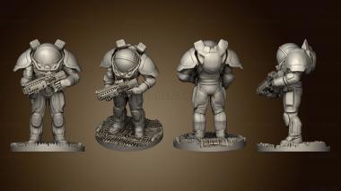 3D модель Цели Bio Craft Strech Battle Astronaut 4 (STL)