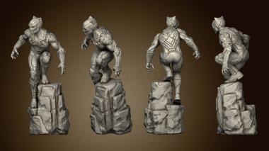 3D model Black Panther The Onyx King pose 2 (STL)