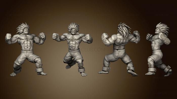 3D model blanka street fighter (STL)