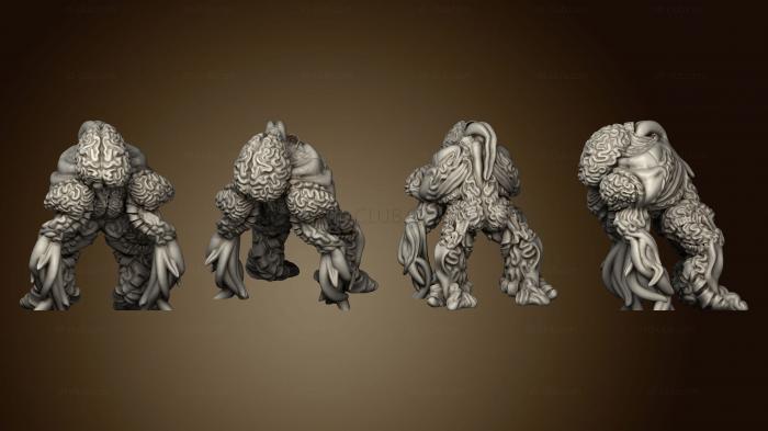 3D model Brain Golem 01 (STL)