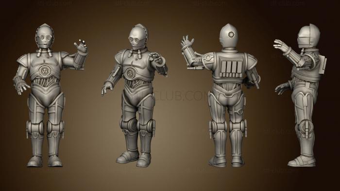 3D мадэль C 3 PO сумка 1 001 (STL)