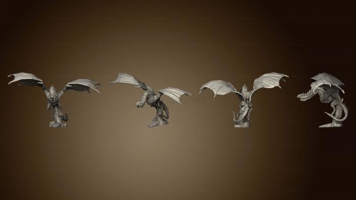 Cave Wyvern Flying Mount 2 Variations Large