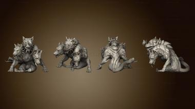 3D model Cerberus Eating v 1 Large (STL)