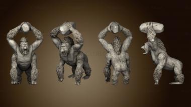 3D model Crushing big monkey freescale (STL)