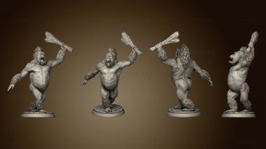 3D model Crushing monkey pose 4 (STL)