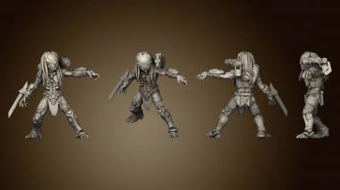 3D model Cyra x Cyborg Skull Hunter Outcast In Action (STL)