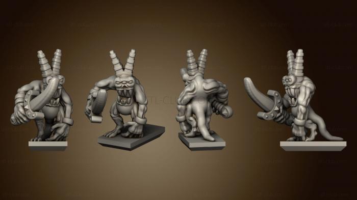 3D model Daemon Army Big Flame 3 (STL)