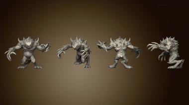 3D model Death Chaostoad Pose 1 Closed 001 (STL)