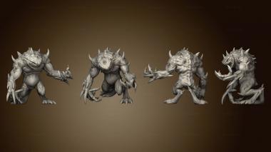 3D model Death Chaostoad Pose 1 Closed 004 (STL)