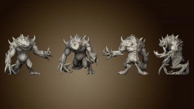 3D model Death Chaostoad Pose 2 Open (STL)