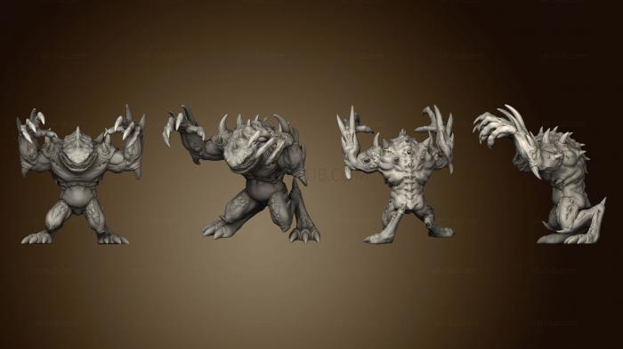 3D model Death Chaostoad Pose 5 Closed (STL)