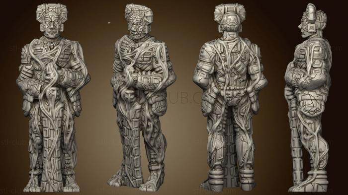 3D model Depths of Savage Atoll KS Temple Guardians Alive A 004 (STL)