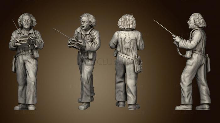 3D model Doc Brown 2 (STL)