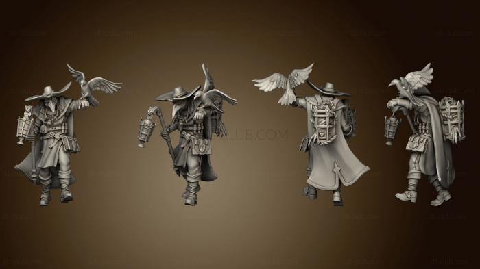 3D model Doctor with crow 1 (STL)