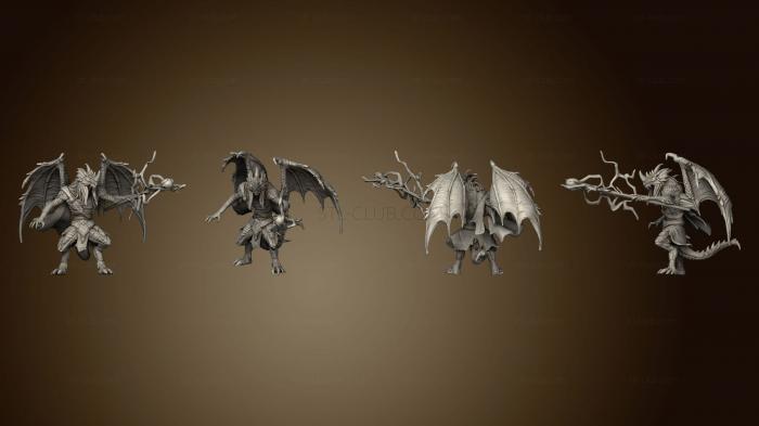 3D model Draconic Demon Blue Magic (STL)