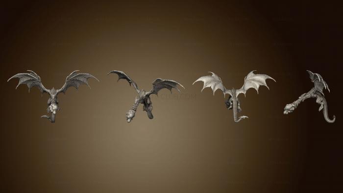 3D model Draconic Wyvern Fire Breath Large (STL)