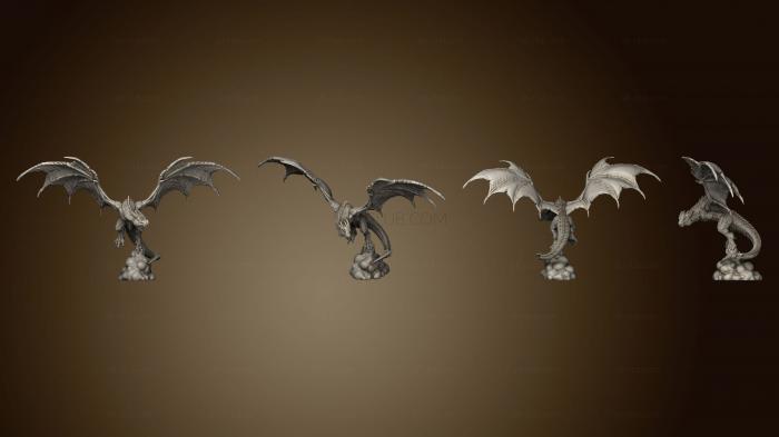 Draconic Wyvern Flying Large