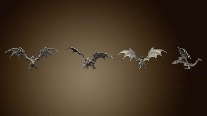 3D model Draconic Wyvern Mount Large (STL)