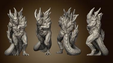 3D model Dragon Flesh Golem nobase (STL)