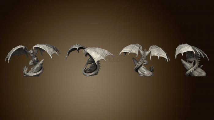 3D model Dungeon Terror Wyvern Huge (STL)