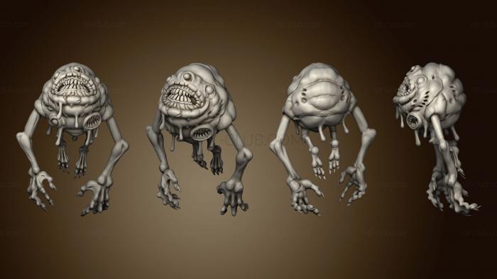 3D model Ectomorph Bloated Specter A face floating (STL)