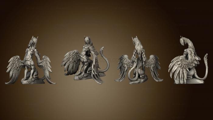 Elemental Creatures Death Sphinx