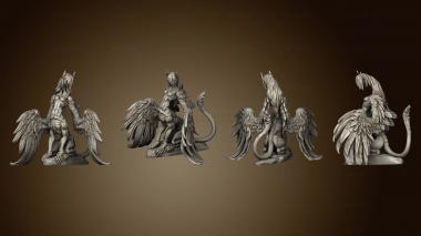 3D model Elemental Creatures Death Sphinx (STL)