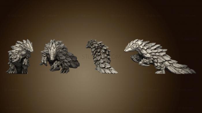 Elemental Creatures magma pangolin