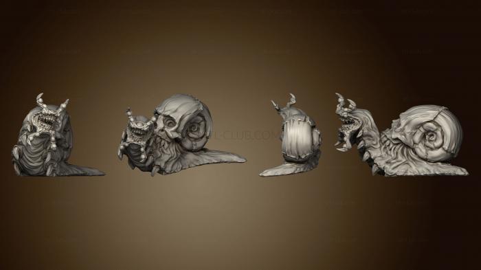 3D model Elemental Creatures Poision Snail dripping 001 (STL)