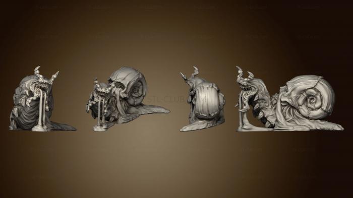 3D model Elemental Creatures Poision Snail dripping 002 (STL)