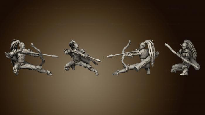 Elf Rogue Bow Arrow 2 Variations