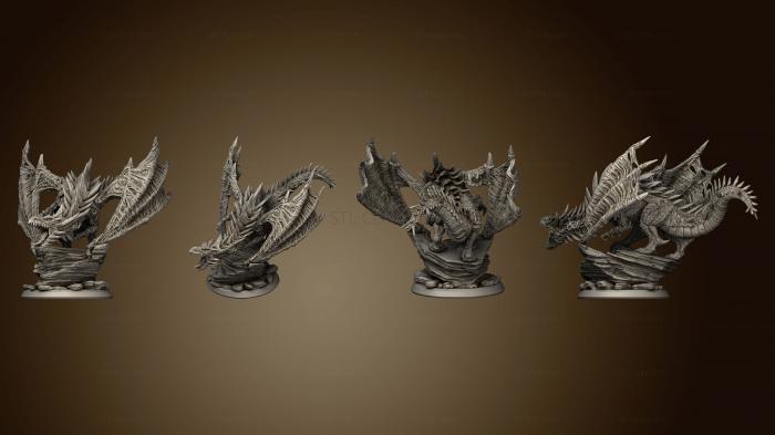 3D model Enemy Corrupted Dragon 75 mm (STL)