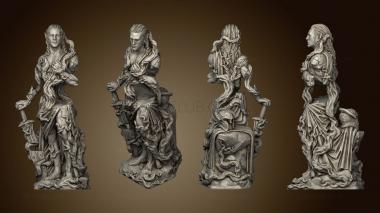 3D model Entangled Elven Statue No s (STL)