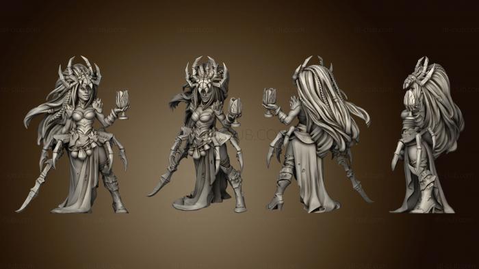 3D model Everdark Elves Witch (STL)