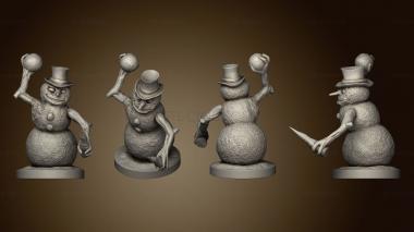 3D model Evil Snowman evil snowman 3 (STL)