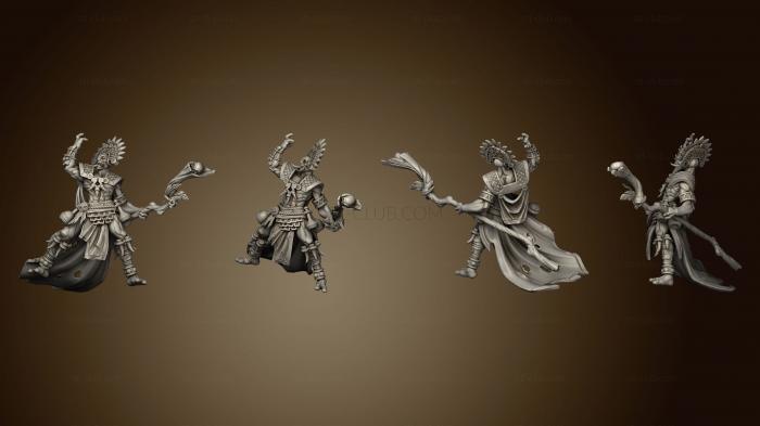 3D model Eztli Ikal Shaman A (STL)