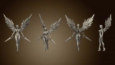 3D model Fallen Angel Sword 2 Variations 01 (STL)